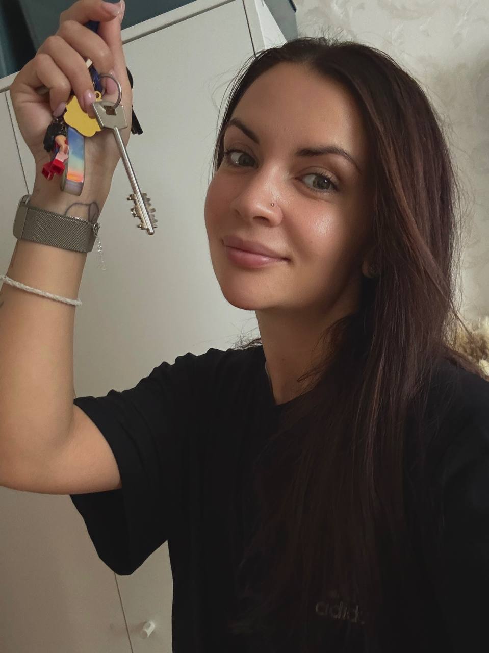 Anna met de sleutels